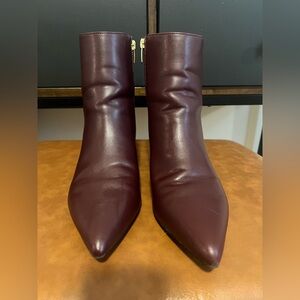 Marc Fisher Burgundy Ankle Boots